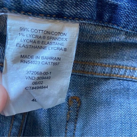 GAP Curvy Low Rise Boot Cut Denim Jeans size 4L 4 - Picture 7 of 7